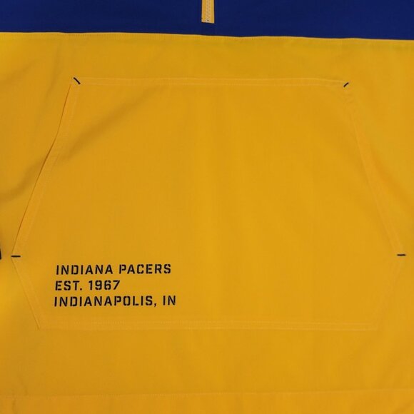 Indiana Pacers Anorak Windbreaker Jacket Mens Large Hood Pullover Fanatics NBA - Picture 5 of 14